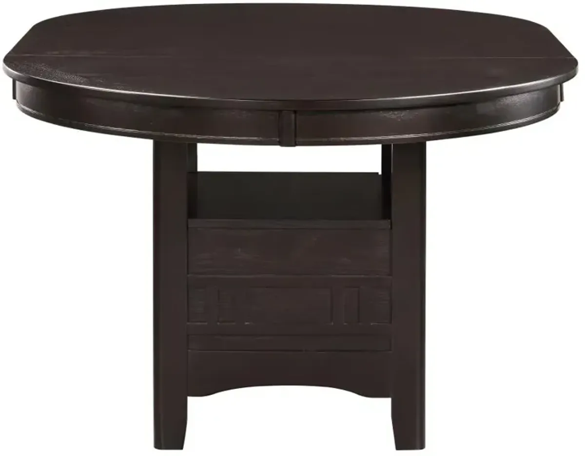 Lavon Dining Table with Storage Espresso