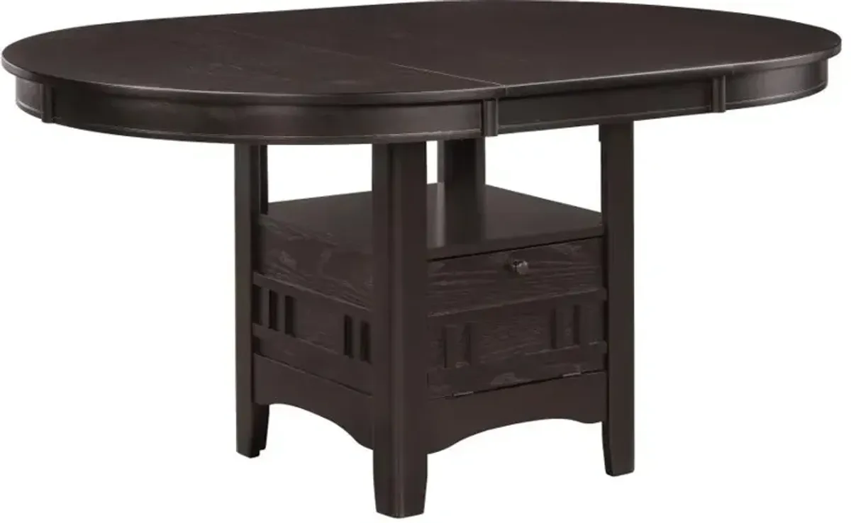 Lavon Dining Table with Storage Espresso