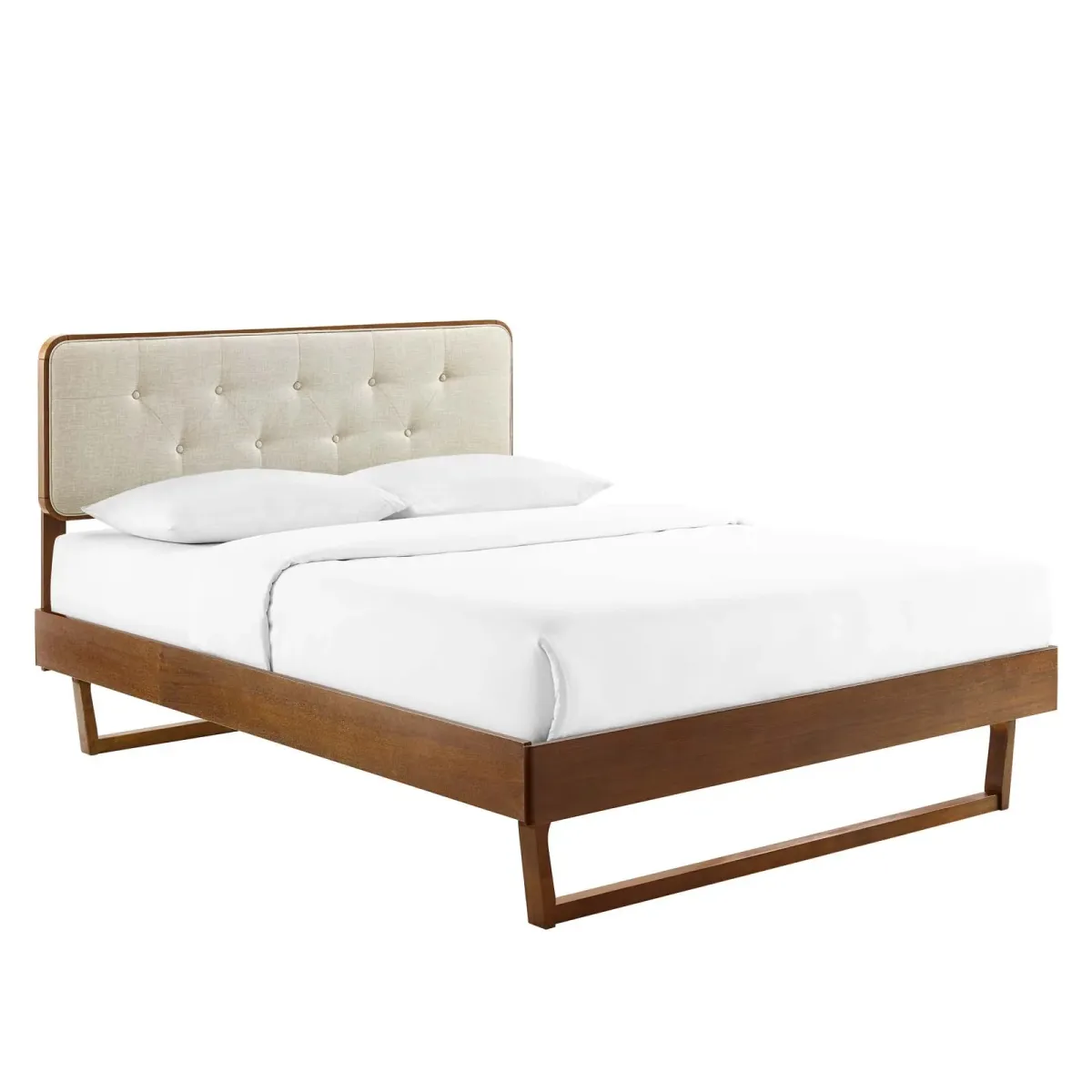 Bridgette Queen Wood Platform Bed