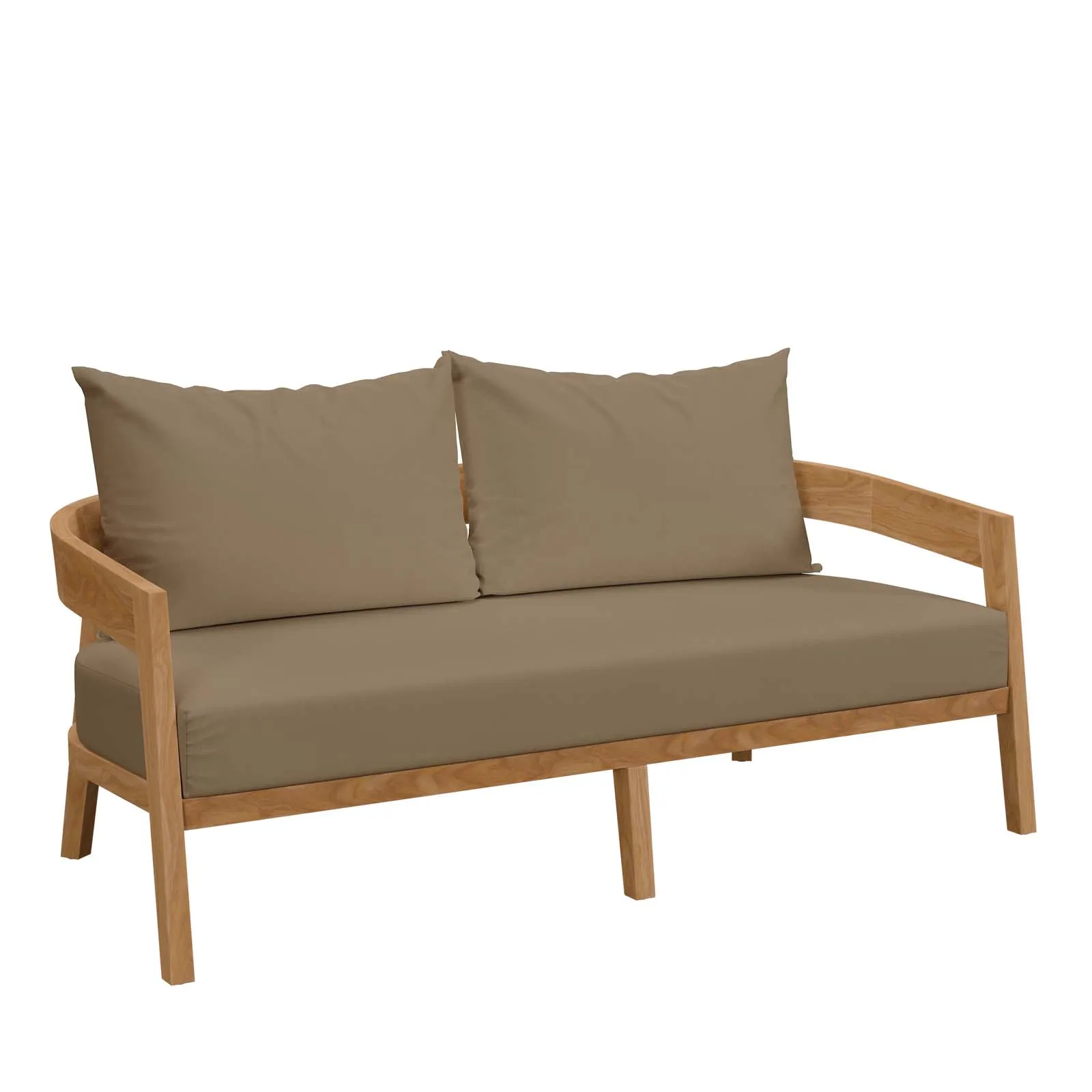 Brisbane Teak Outdoor Loveseat