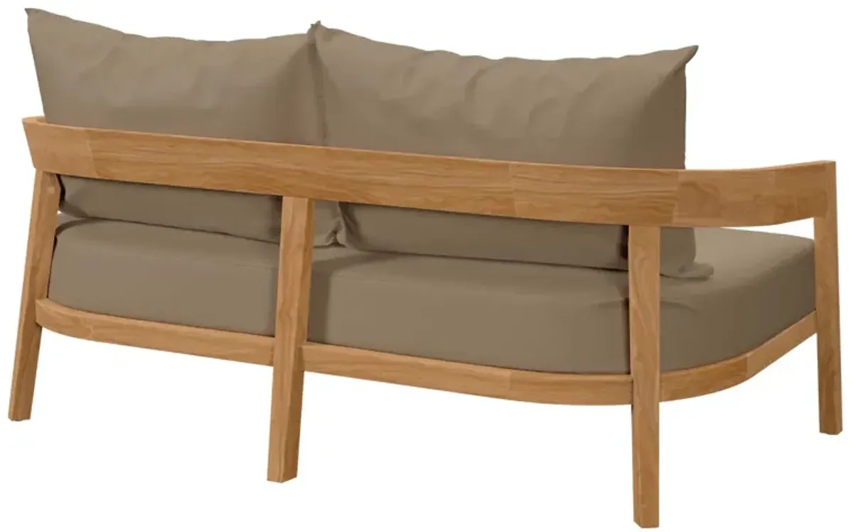 Brisbane Teak Outdoor Loveseat