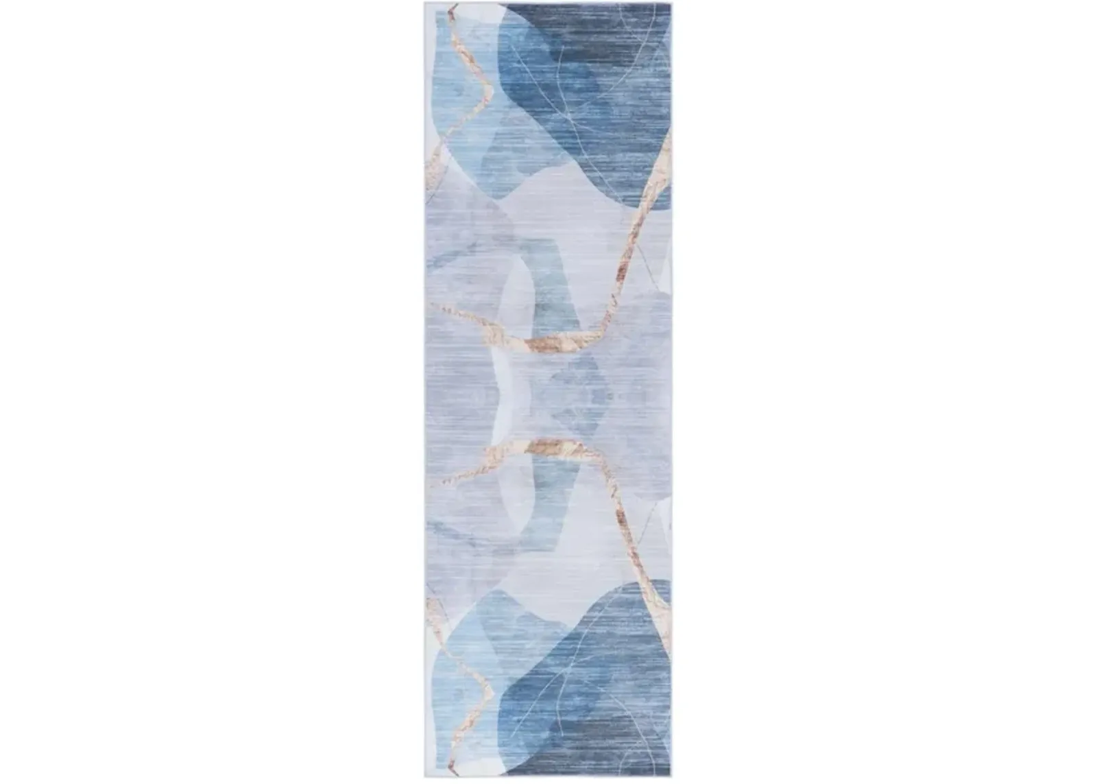 TACOMA 836 M/W S/R Blue  2'-6' X 8' Runner Rug