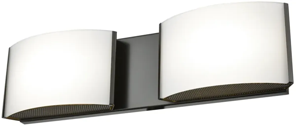 Pandora 16" Wide 2-Light Vanity Light - Oiled Bronze