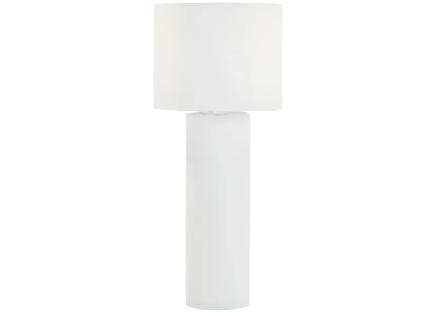 Cleopatra Cream Linen Floor Lamp