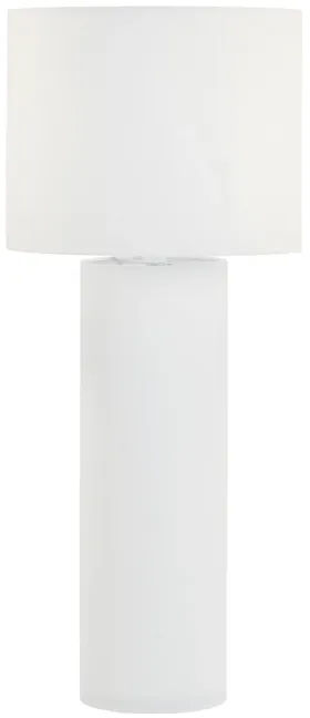 Cleopatra Cream Linen Floor Lamp