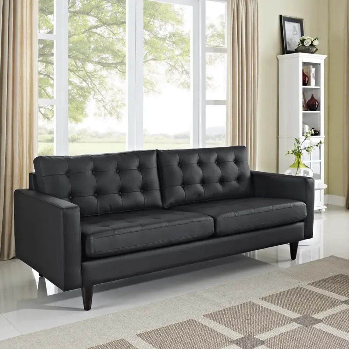 Empress Bonded Leather Sofa