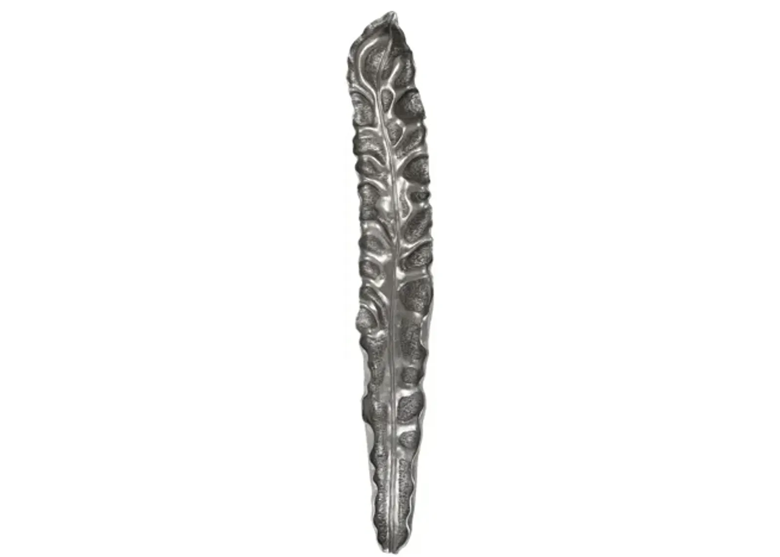 Petiole Wall Leaf, Silver, Colossal, Version B