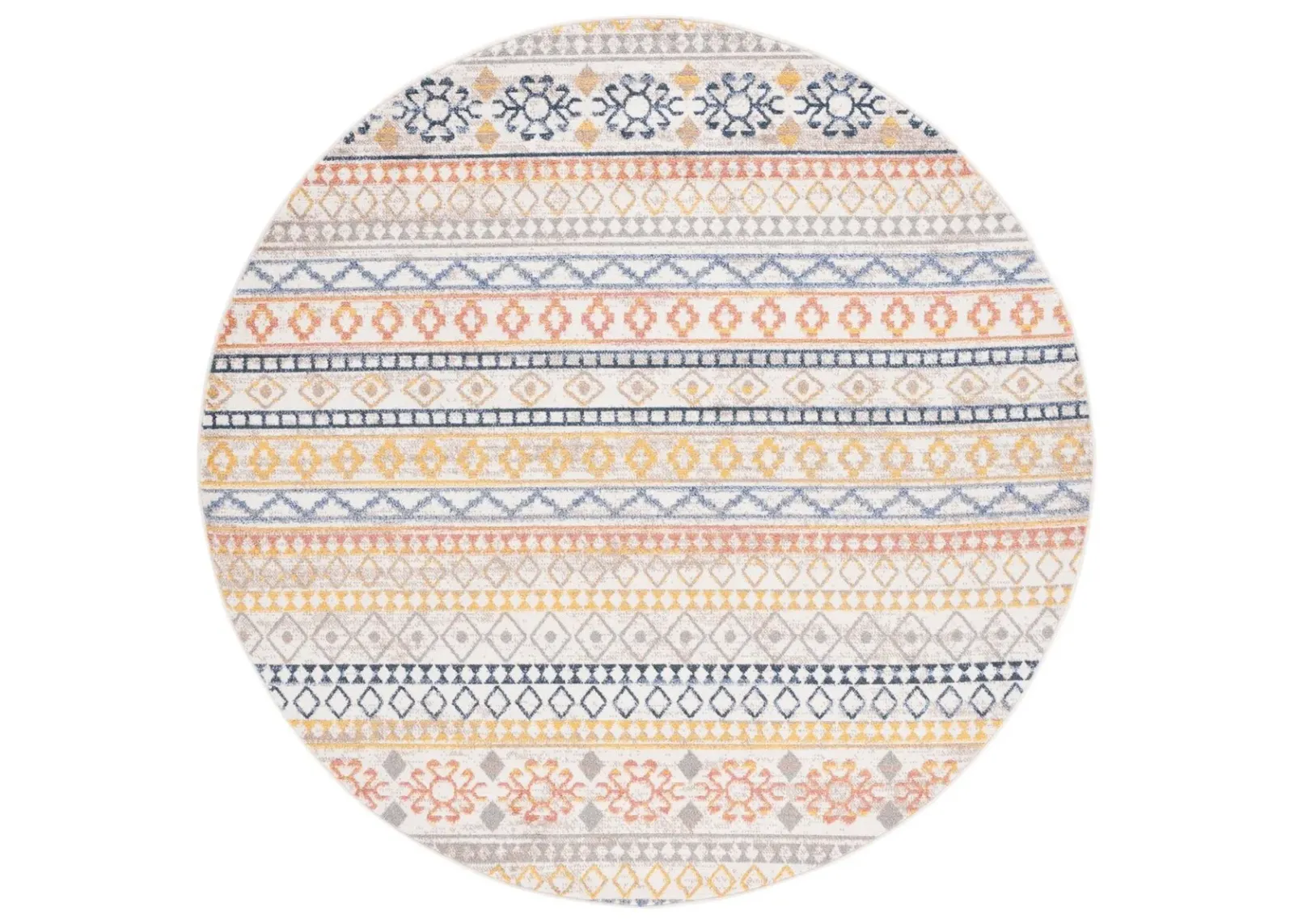 ASTORIA 414 Multi 6'-7' X 6'-7' Round Round Rug