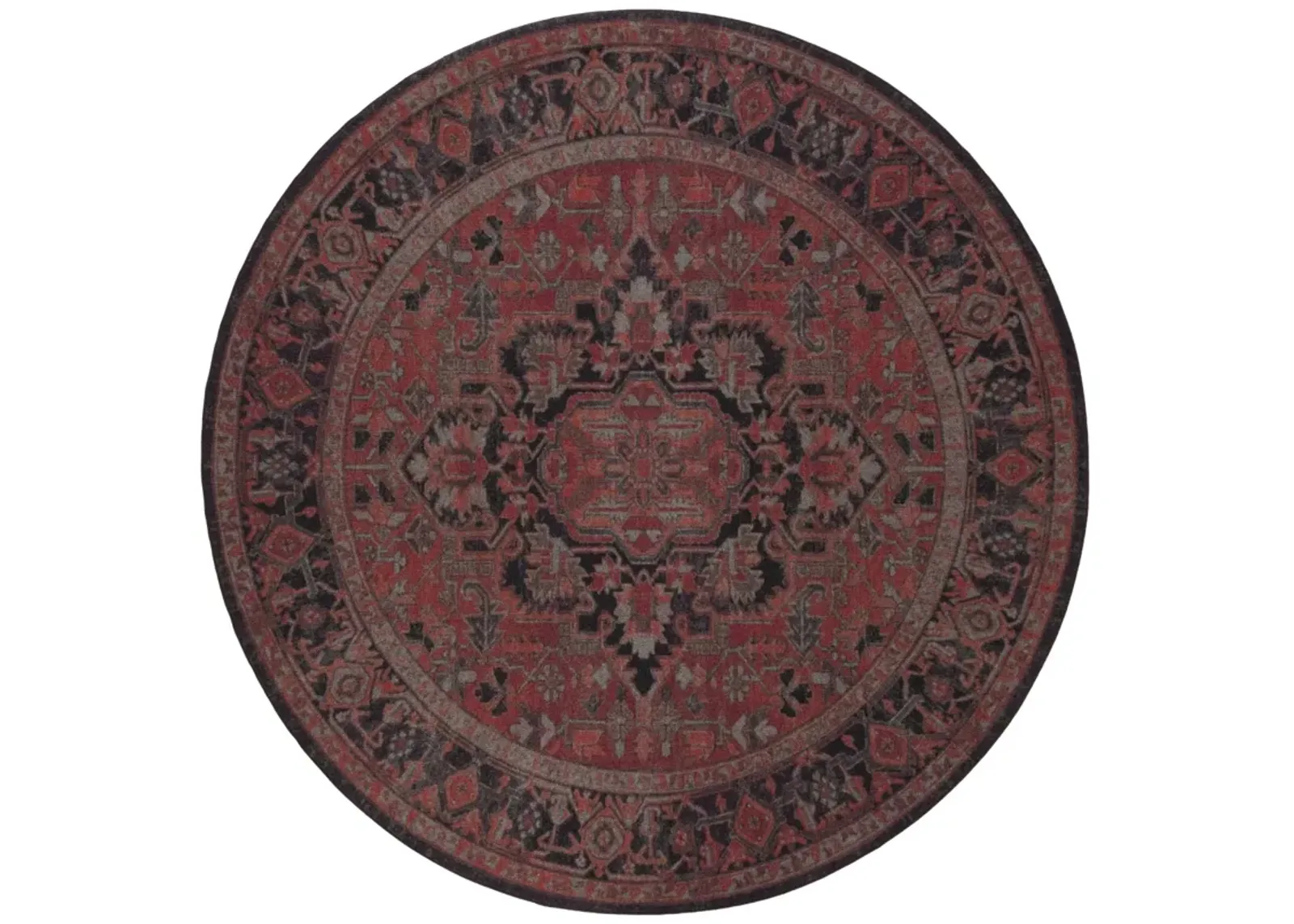 JOURNEY 153 NAVY  8' x 8' Round Round Rug