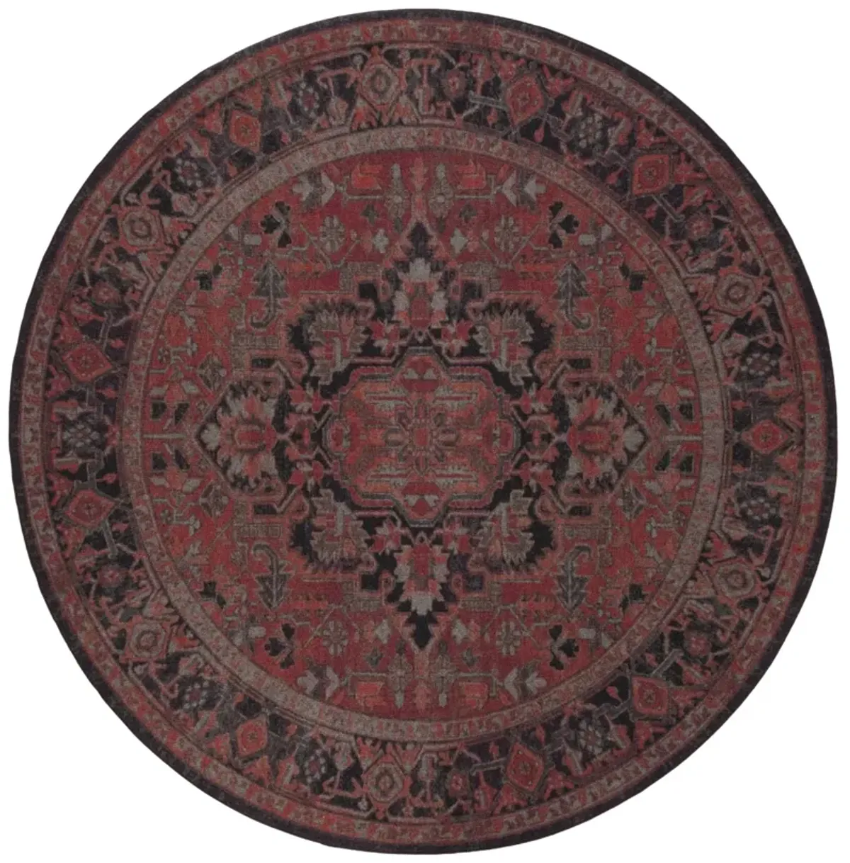 JOURNEY 153 NAVY  8' x 8' Round Round Rug