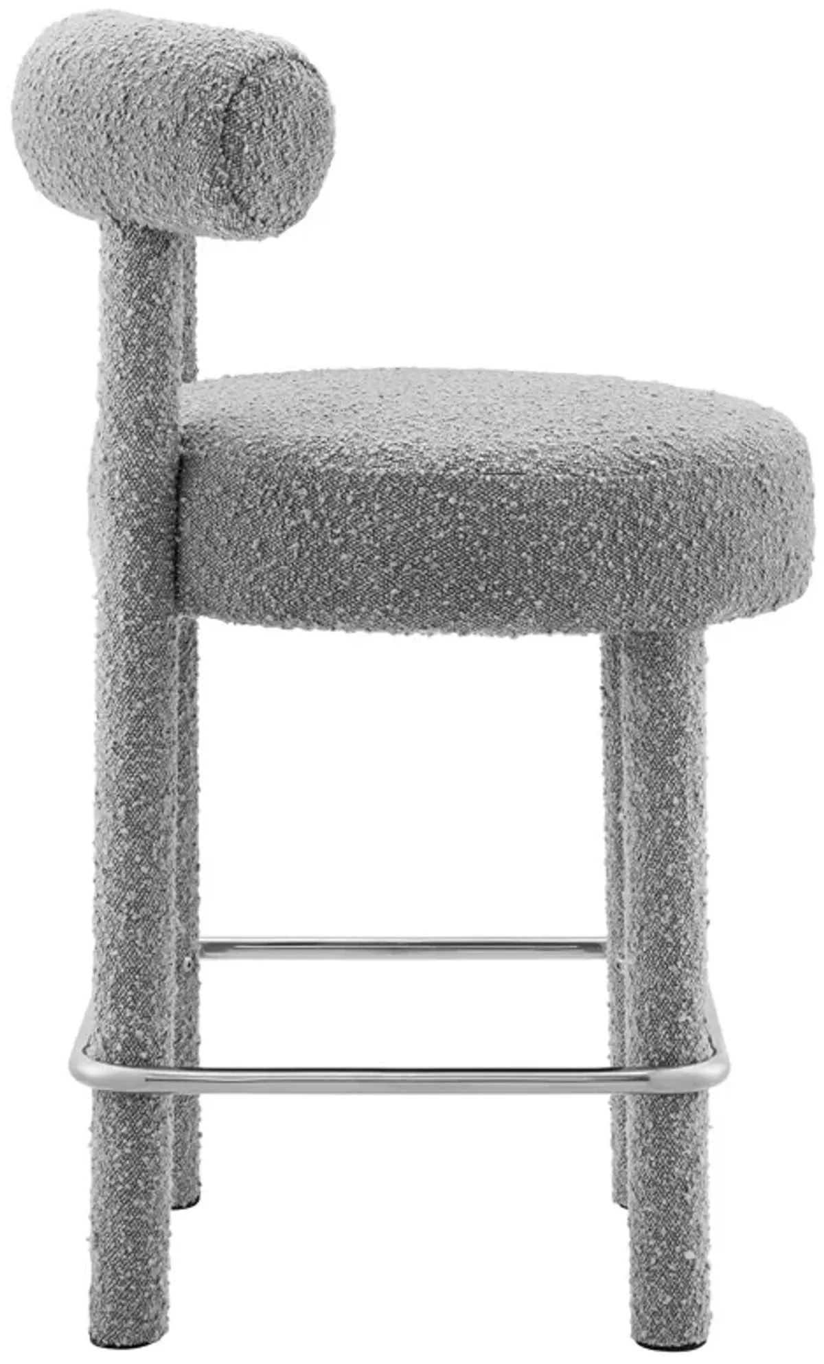 Toulouse Boucle Fabric Counter Stool