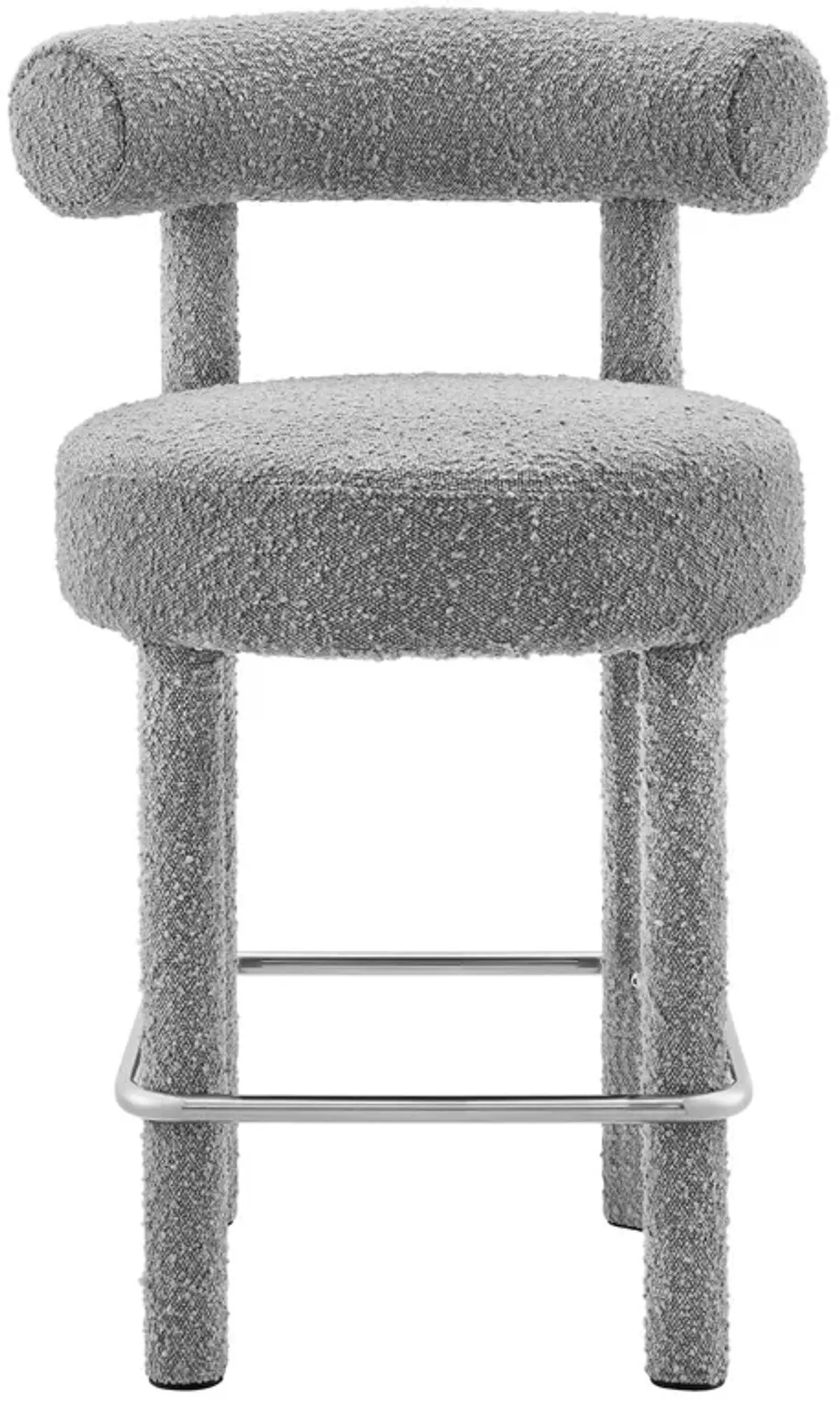 Toulouse Boucle Fabric Counter Stool