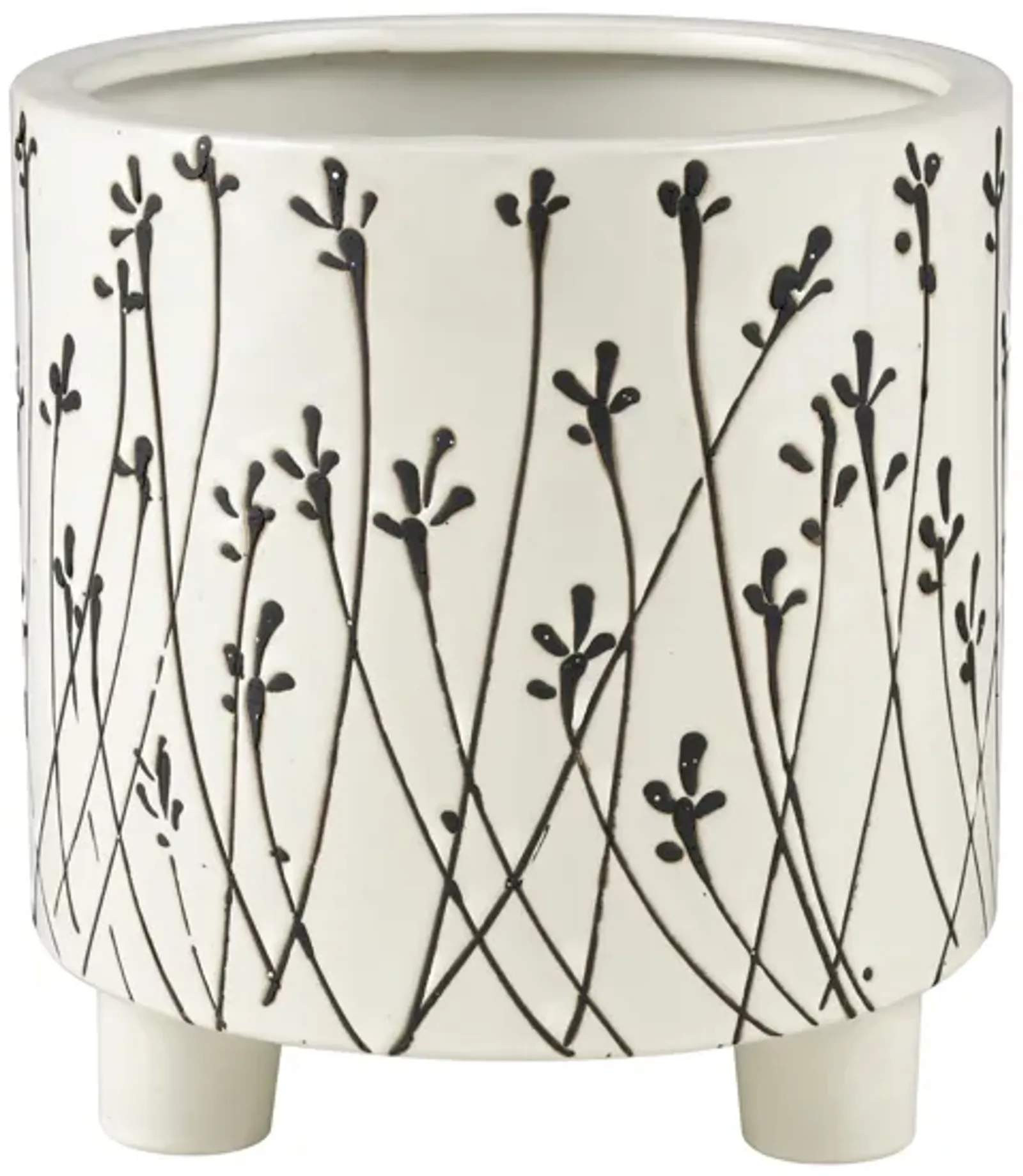 Melton Planter  -  Large White - Set of 2