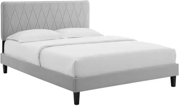 Phillipa Performance Velvet King Platform Bed
