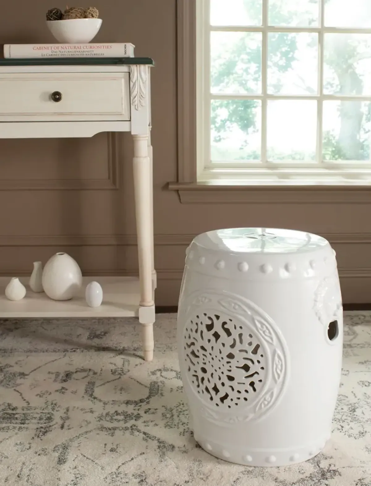 Flower Drum Garden Stool