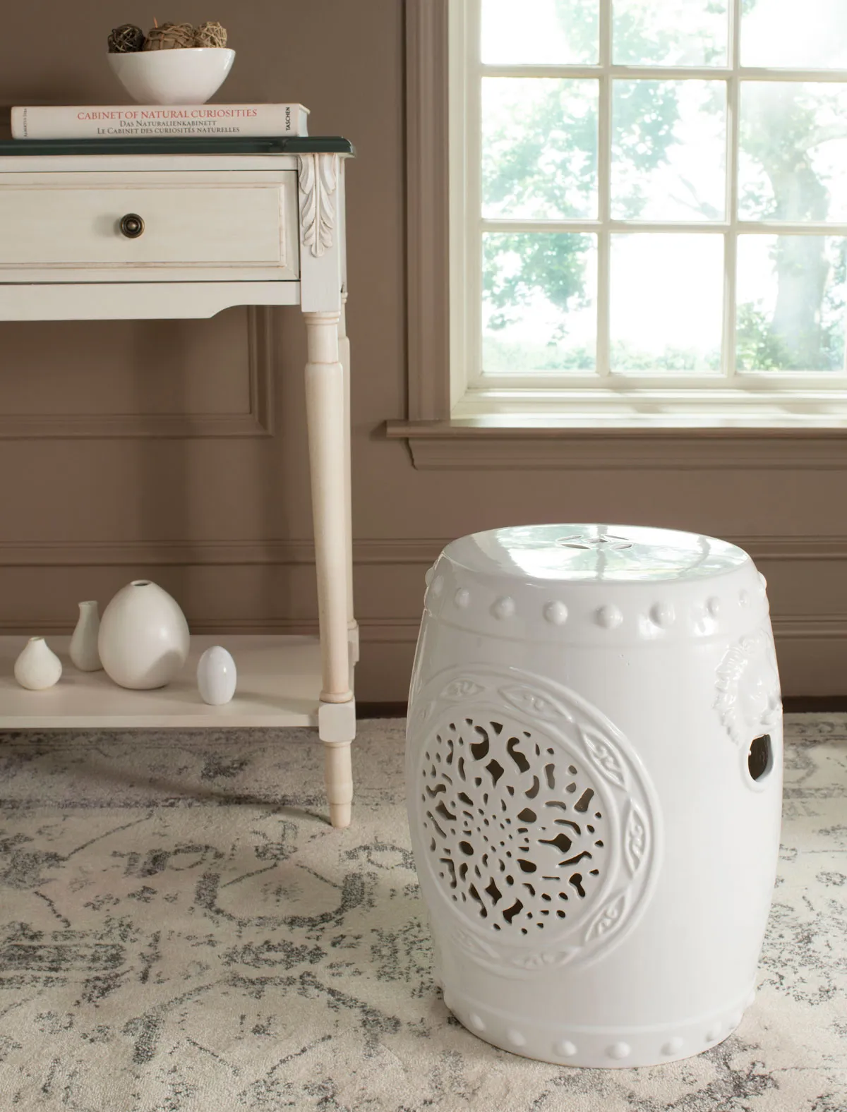 Flower Drum Garden Stool