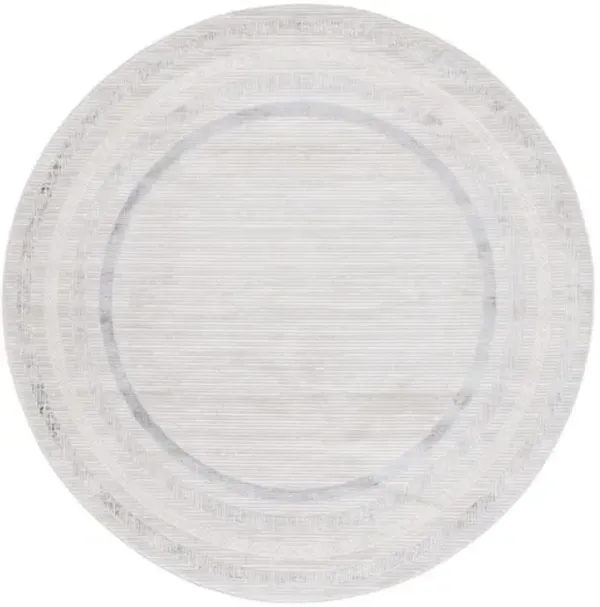 HANNA 113 Beige 6'-7' X 6'-7' Round Round Rug
