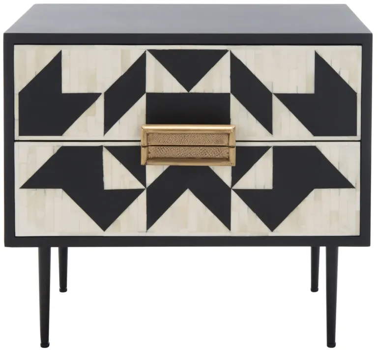 Kimori 2 Drawer Nightstand