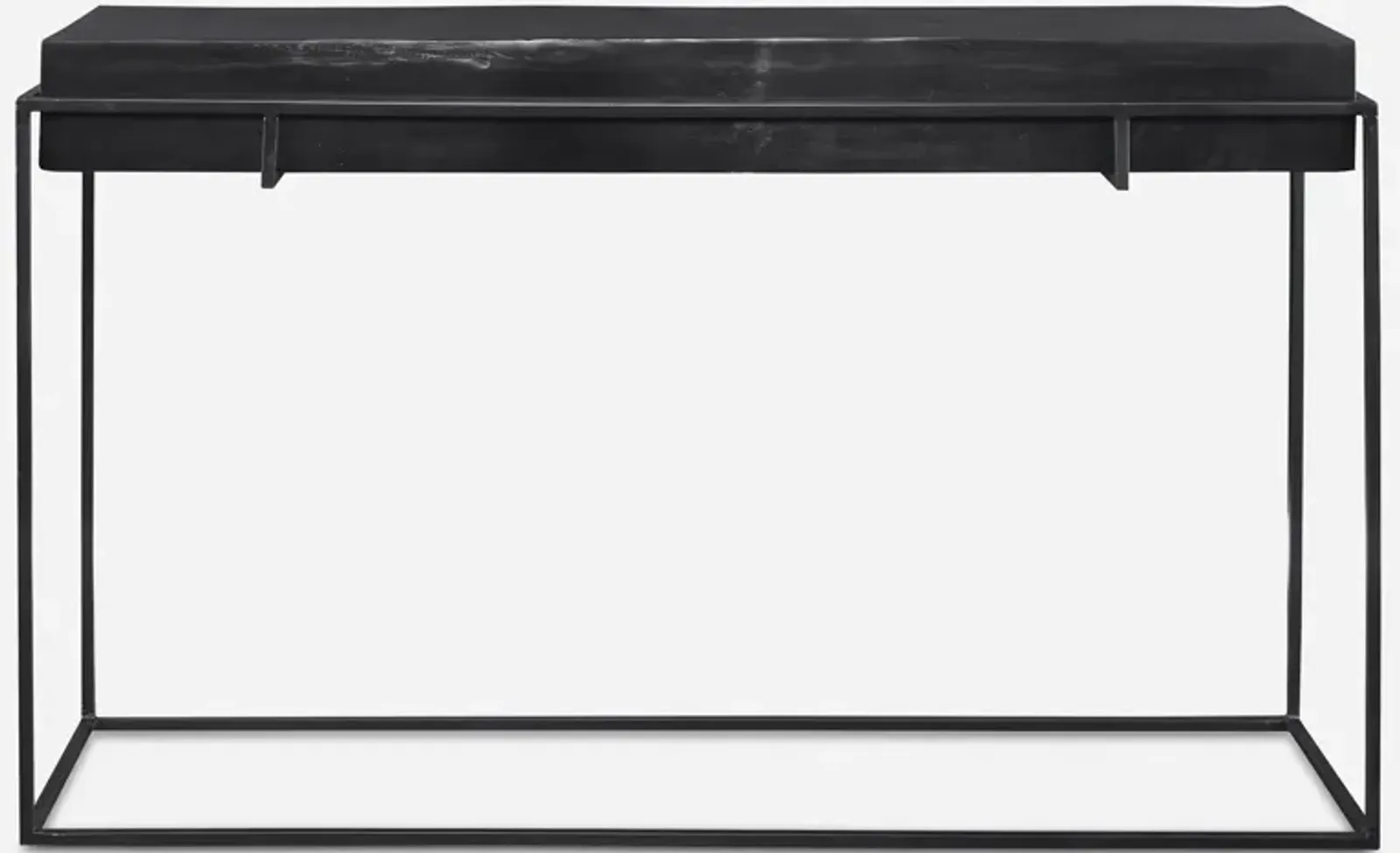 Telone Modern Black Console Table