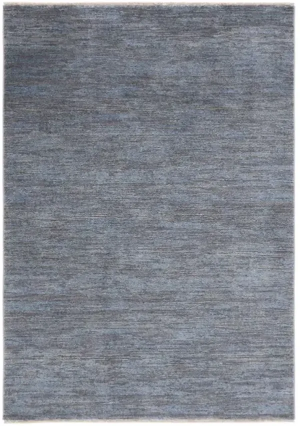 LASA 104 Blue  9' X 12' Large Rectangle Rug
