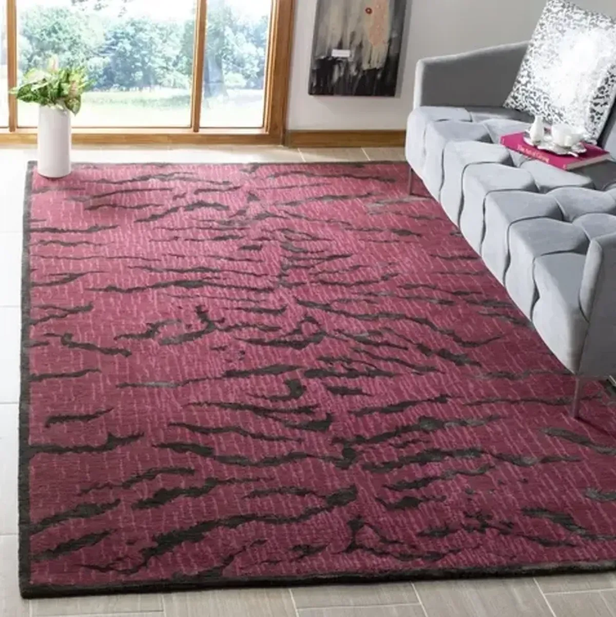 JDK351 Red 6' X 9' Medium Rectangle Rug