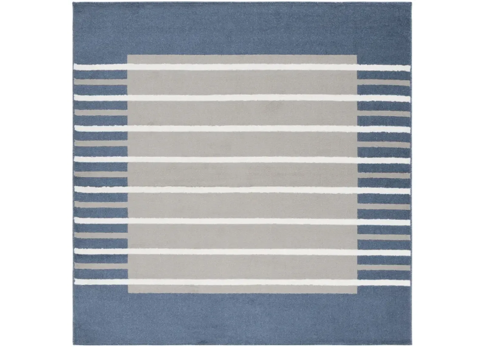 PYRAMID 232 GREY  6'-7' x 6'-7' Square Square Rug