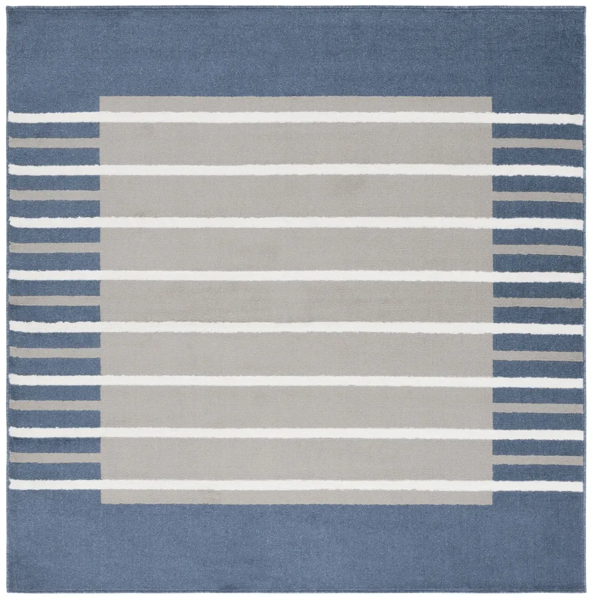 PYRAMID 232 GREY  6'-7' x 6'-7' Square Square Rug