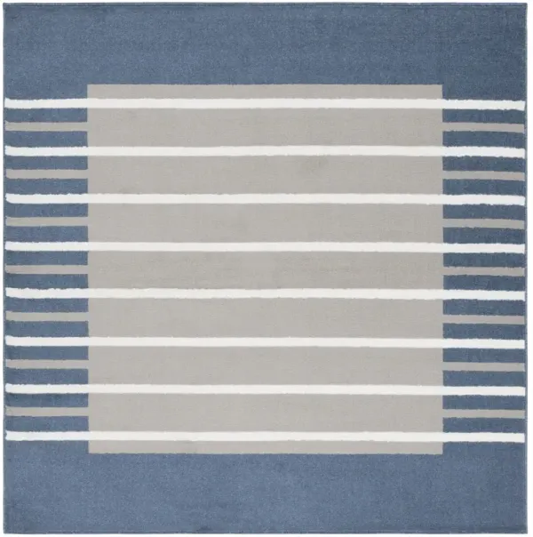 PYRAMID 232 GREY  6'-7' x 6'-7' Square Square Rug