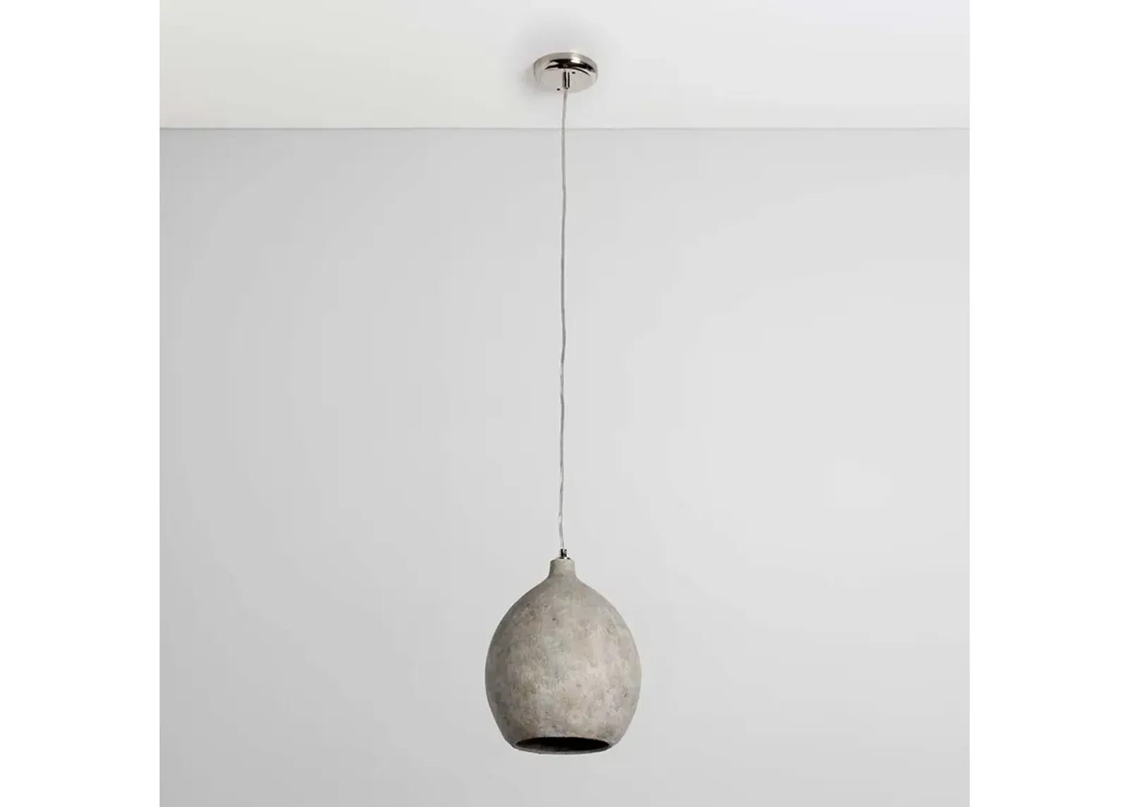 Teresa 1-Light Deep Gray Concrete Pendant