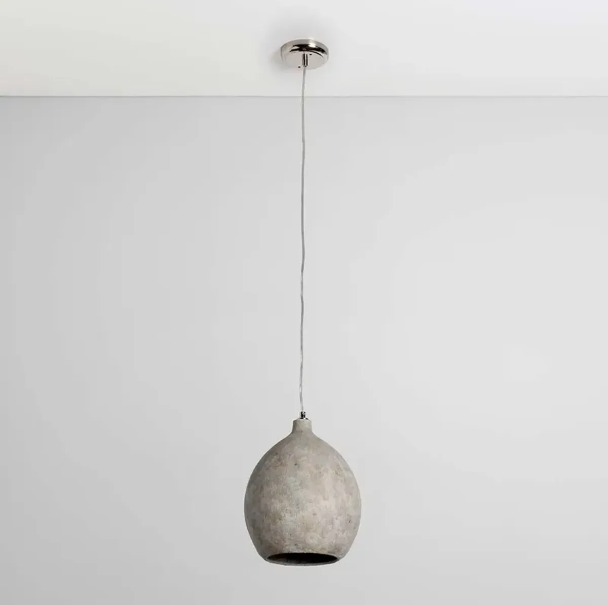 Teresa 1-Light Deep Gray Concrete Pendant