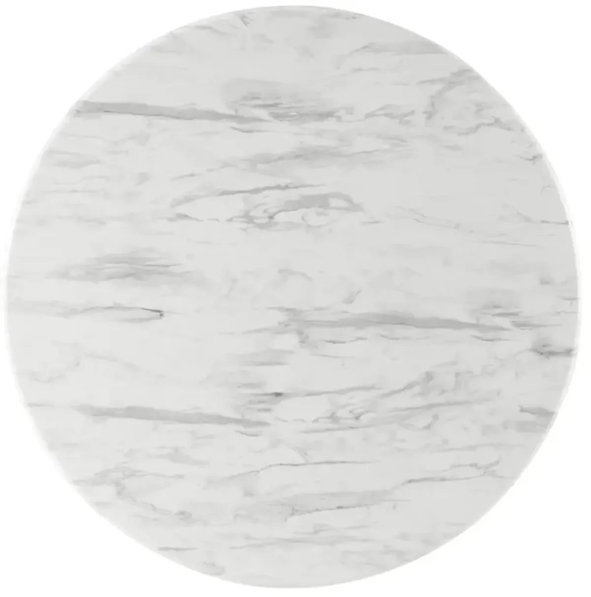 Gallant Round Performance Faux Marble Dining Table