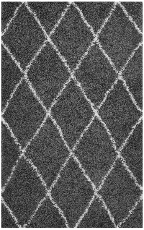 Toryn Diamond Lattice 5x8 Shag Area Rug