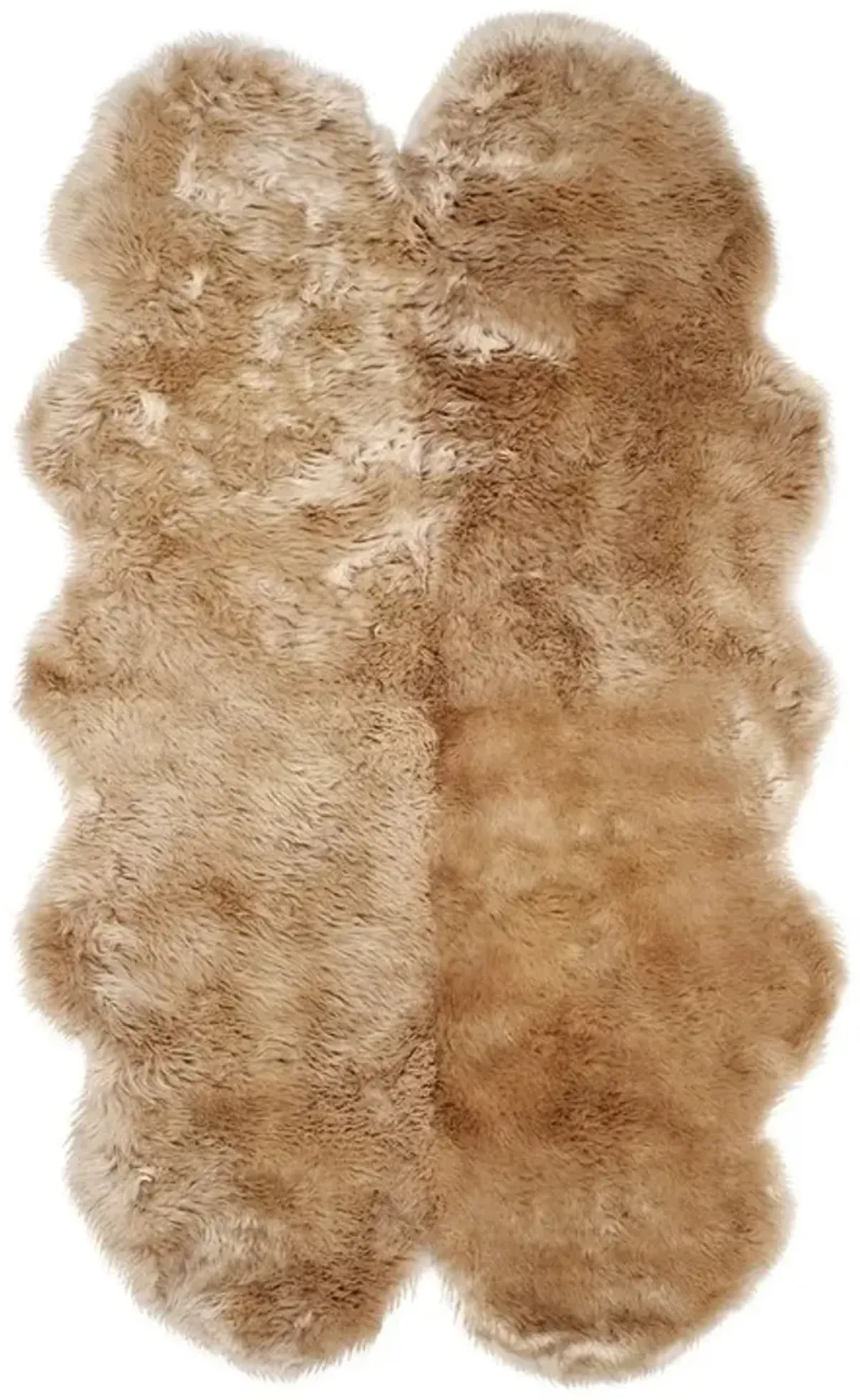 SHEEP SKIN 121 Beige 3'-7' x 6'-0' Small Rectangle Rug