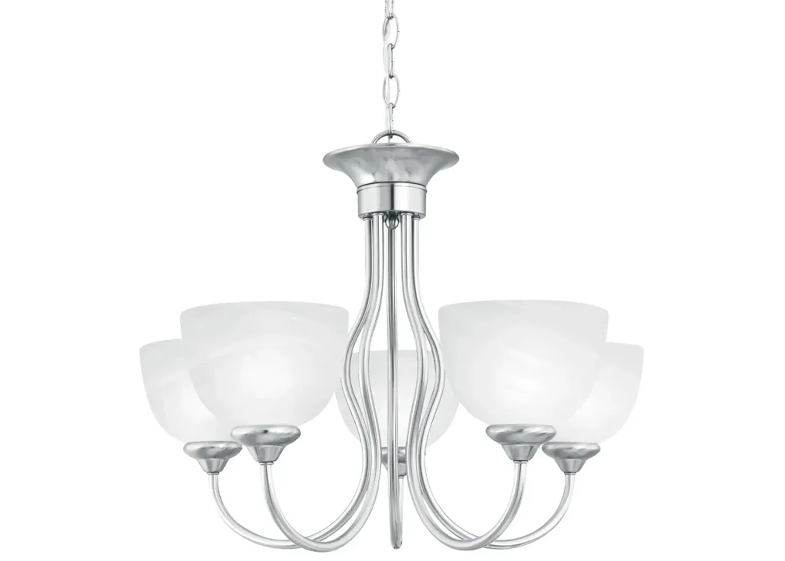 Tahoe 24" Wide 5-Light Chandelier - Brushed Nickel