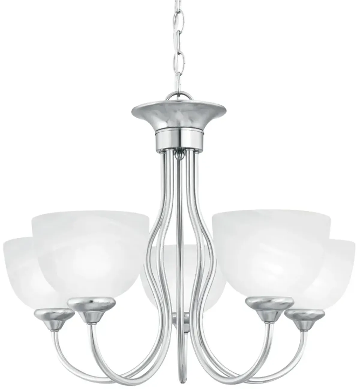 Tahoe 24" Wide 5-Light Chandelier - Brushed Nickel