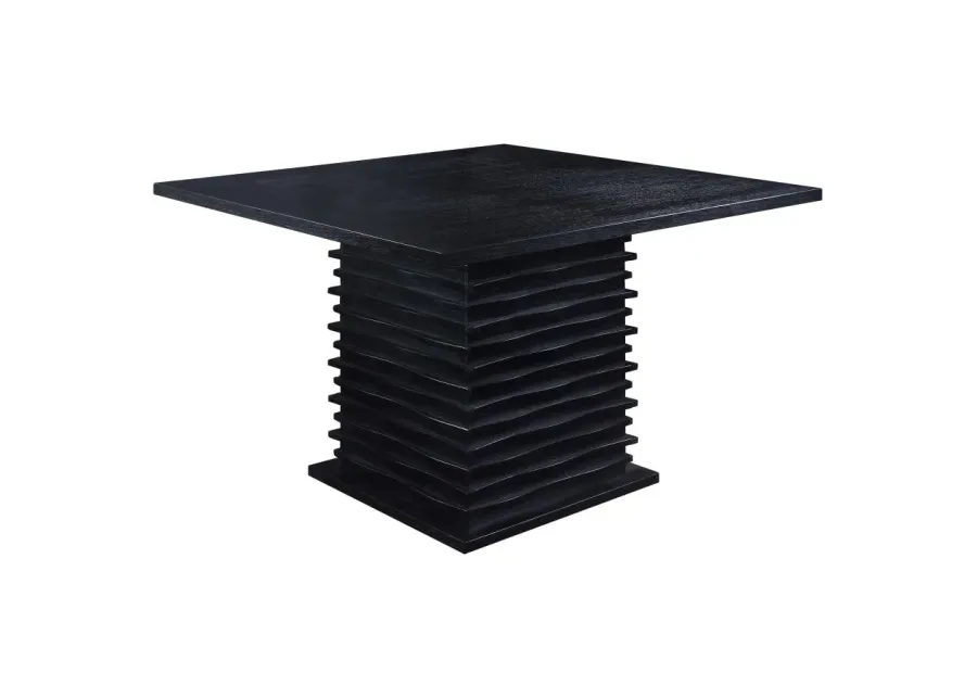 Ayanna Square Counter Table Black