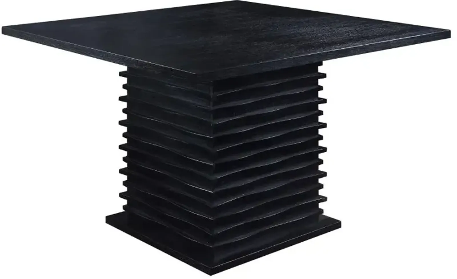 Ayanna Square Counter Table Black