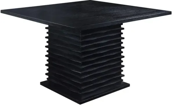 Ayanna Square Counter Table Black