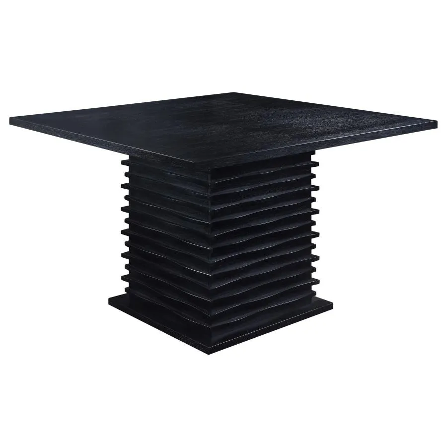 Ayanna Square Counter Table Black