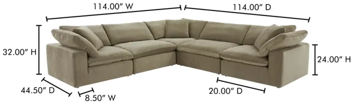 Terra Classic L-Shaped Modular Sectional Desert Sage