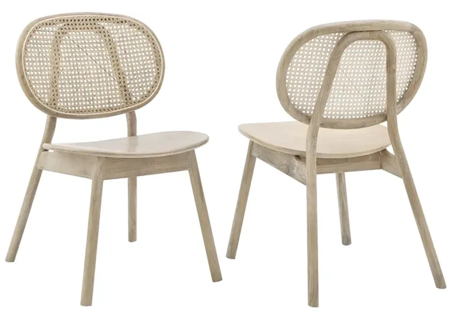 Malina Wood Dining Side Chair Set of 2