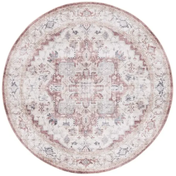 ARIZONA 523 BEIGE  6' x 6' Round Round Rug