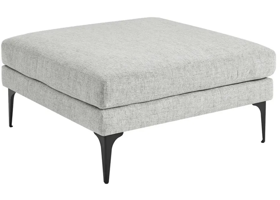 Evermore Upholstered Fabric Ottoman