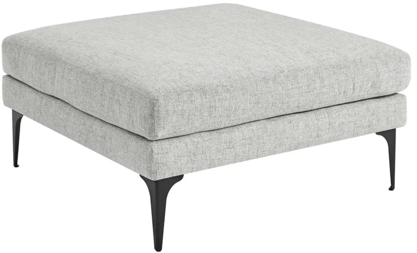 Evermore Upholstered Fabric Ottoman