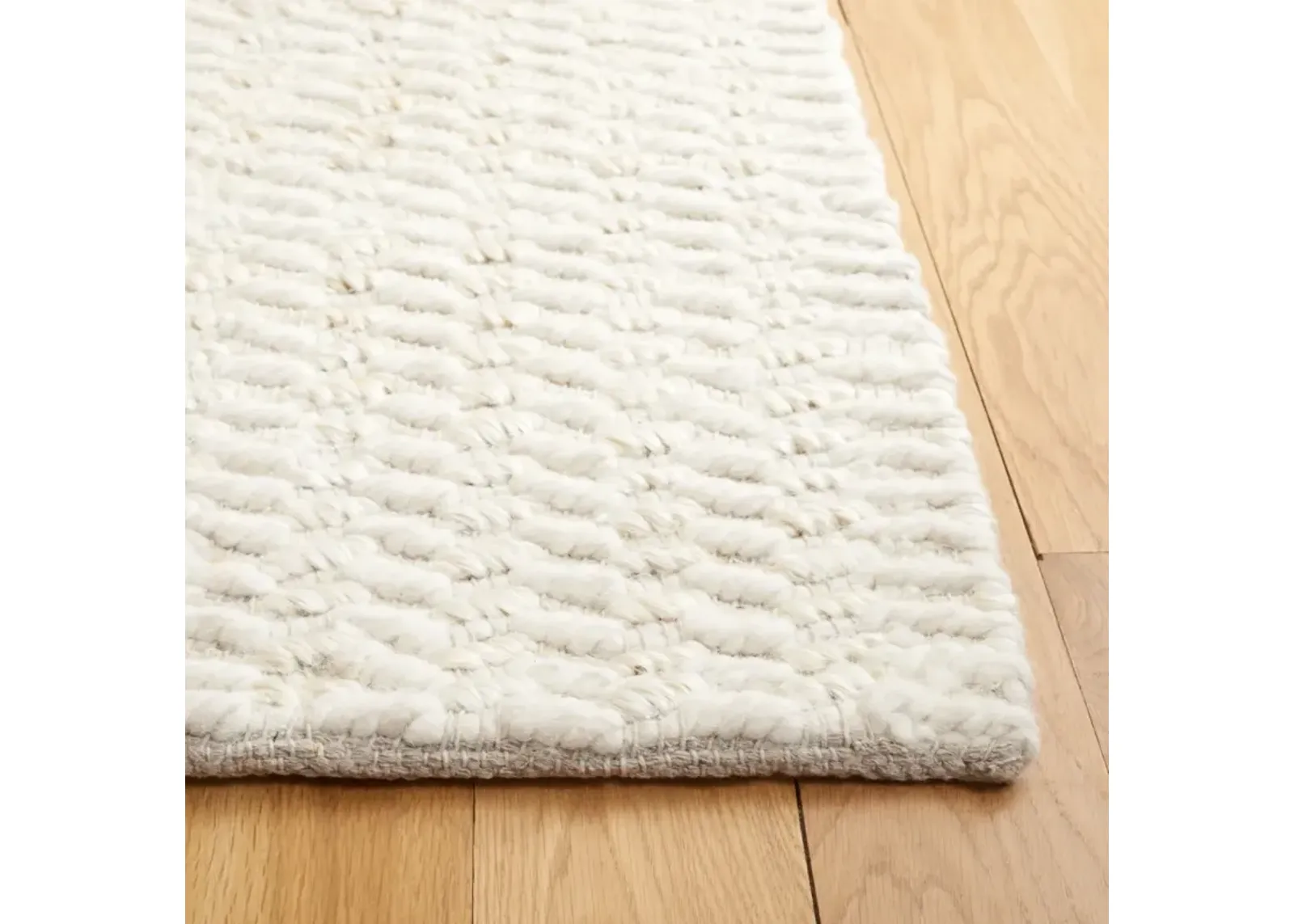 NATURAL FIBER 514 BLEACH  6' x 6' Square Square Rug