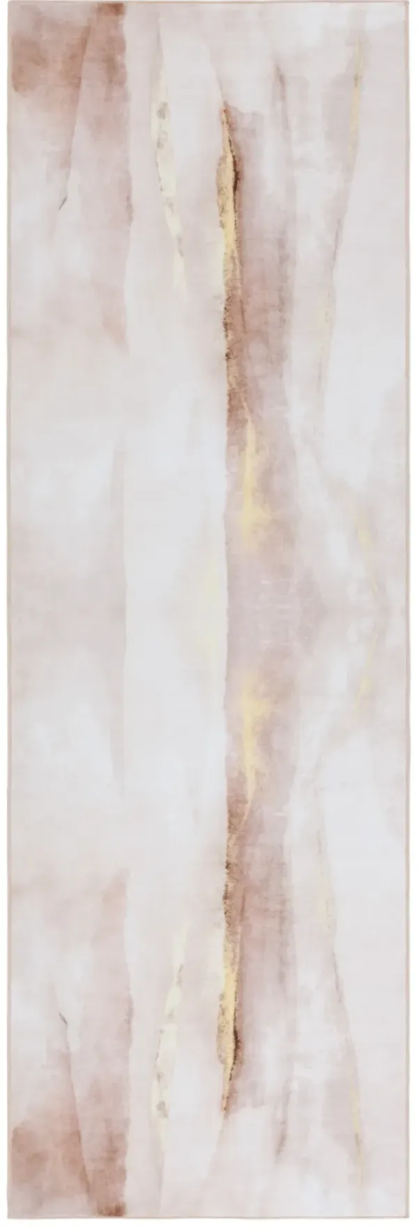 SANTA MONICA 807 BEIGE  2'-6' x 8' Runner Rug