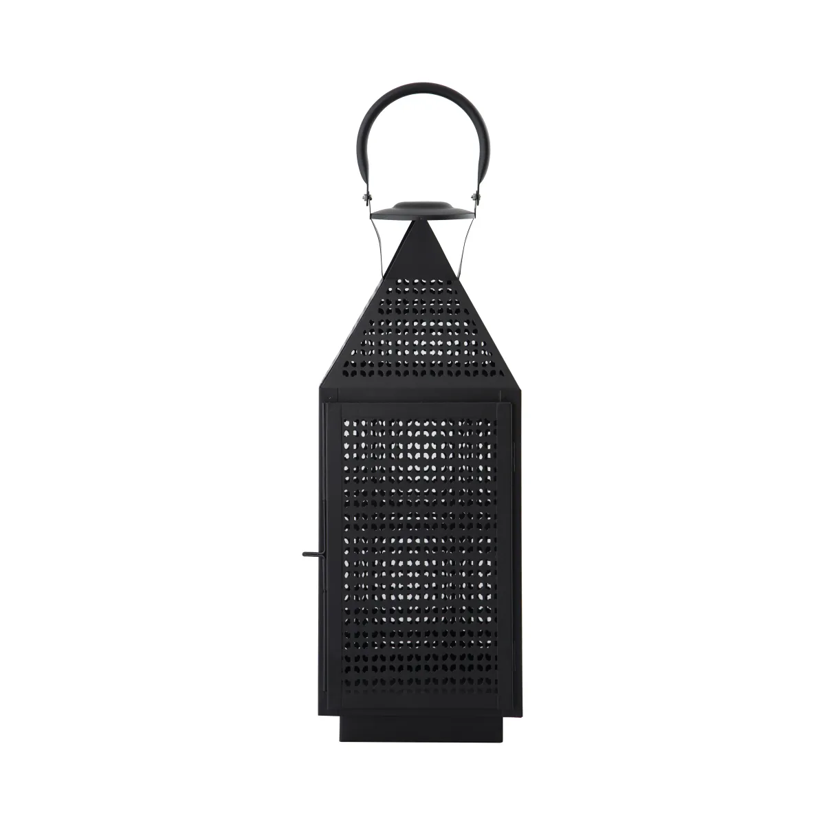 Joey Lantern  -  Medium Matte Black - Set of 2