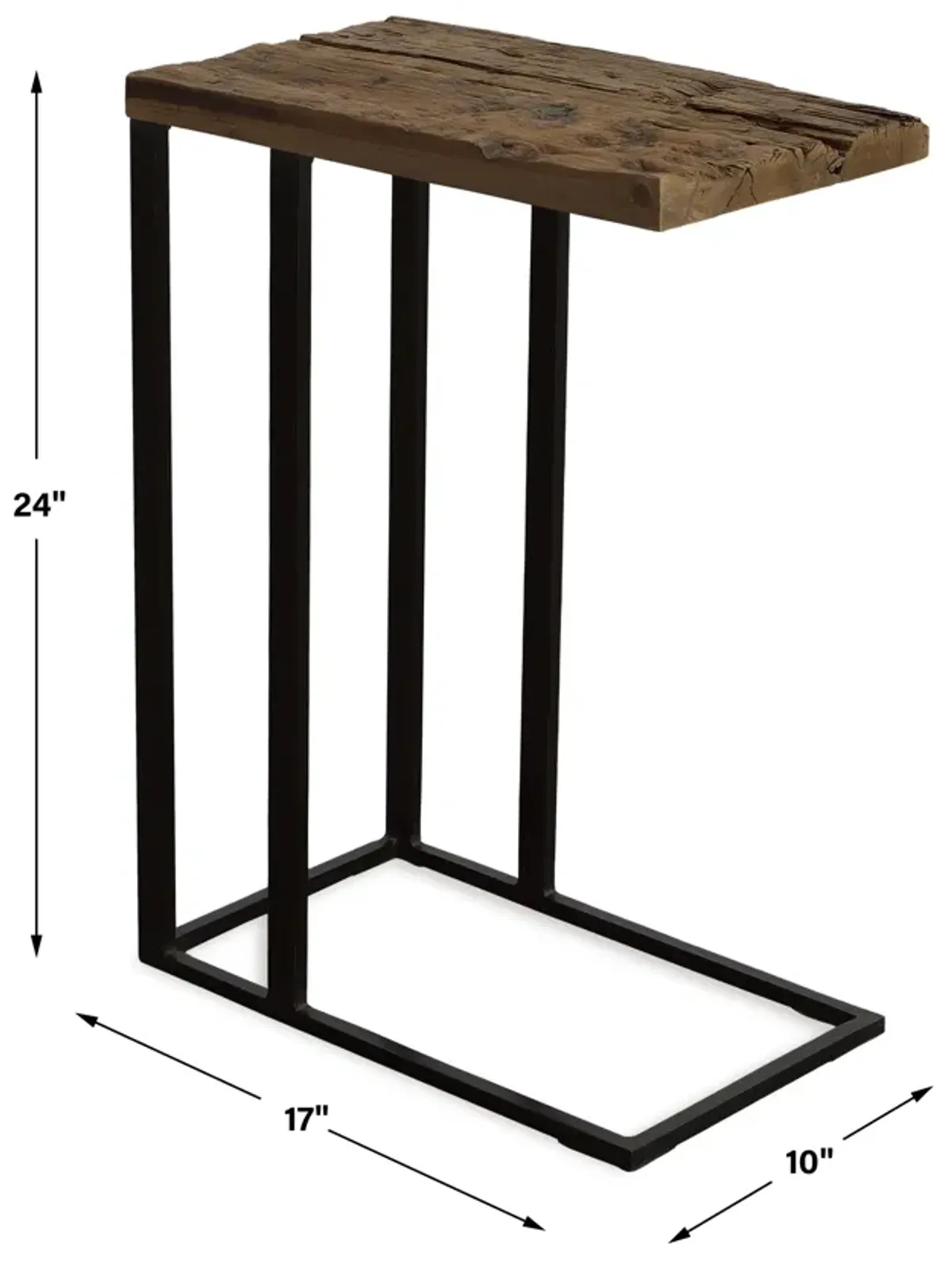 Union Reclaimed Wood Accent Table