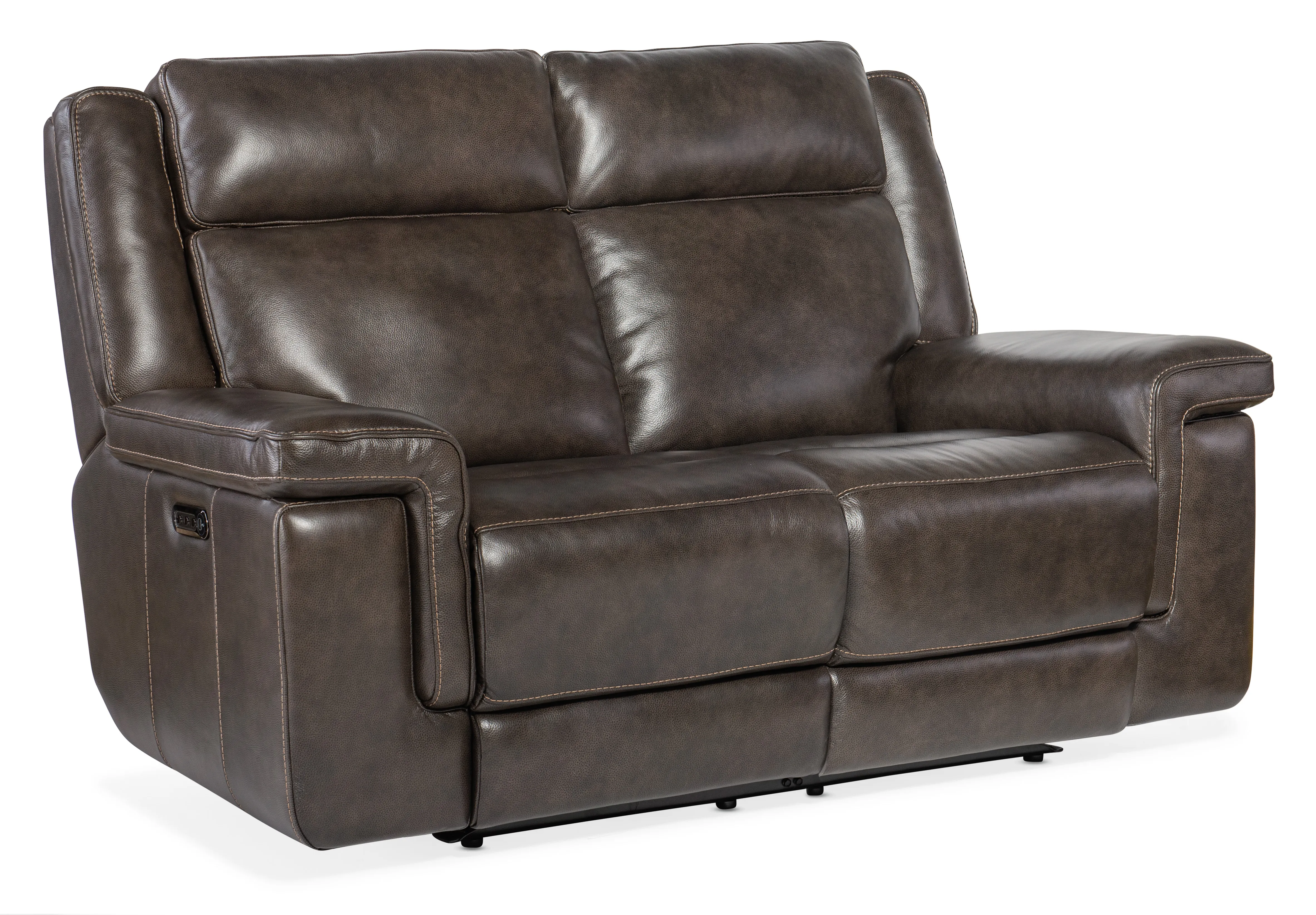 Montel Lay Flat Power Loveseat with Power Headrest & Lumbar