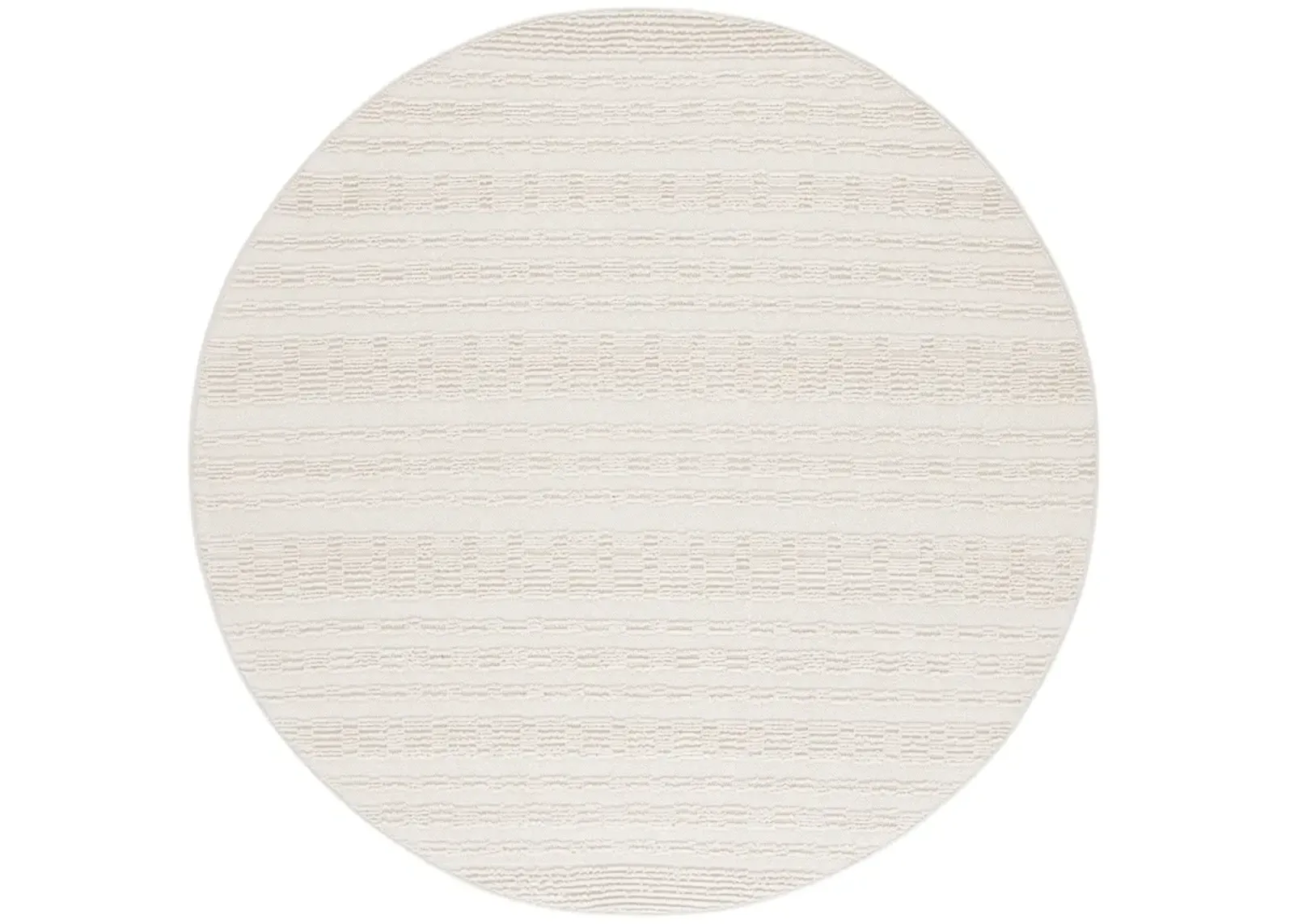 PAROS 112 IVORY 6'-7' x 6'-7' Round Round Rug